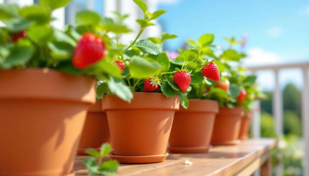 Fragole in vaso sul balcone, perché aprile è il mese giusto secondo l'Università di Bologna