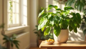 Pothos in casa, il concime naturale con le bucce di banana che i vivaisti usano da sempre