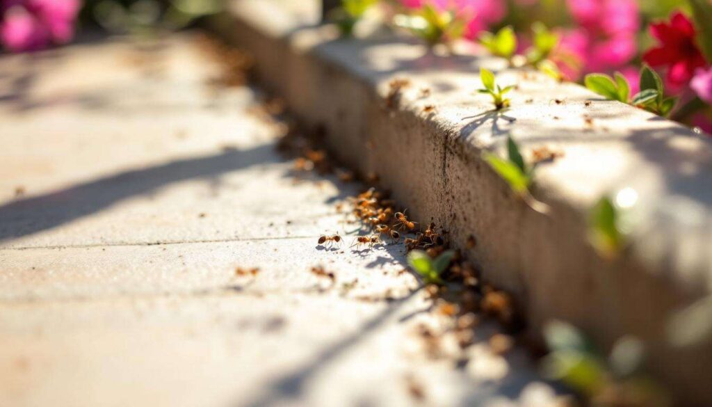 Formiche sul balcone ad aprile, il rimedio col gesso che crea una barriera senza insetticidi